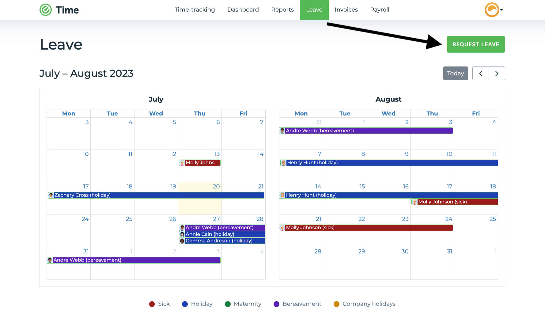 Time bot for Slack help, support and guidelines