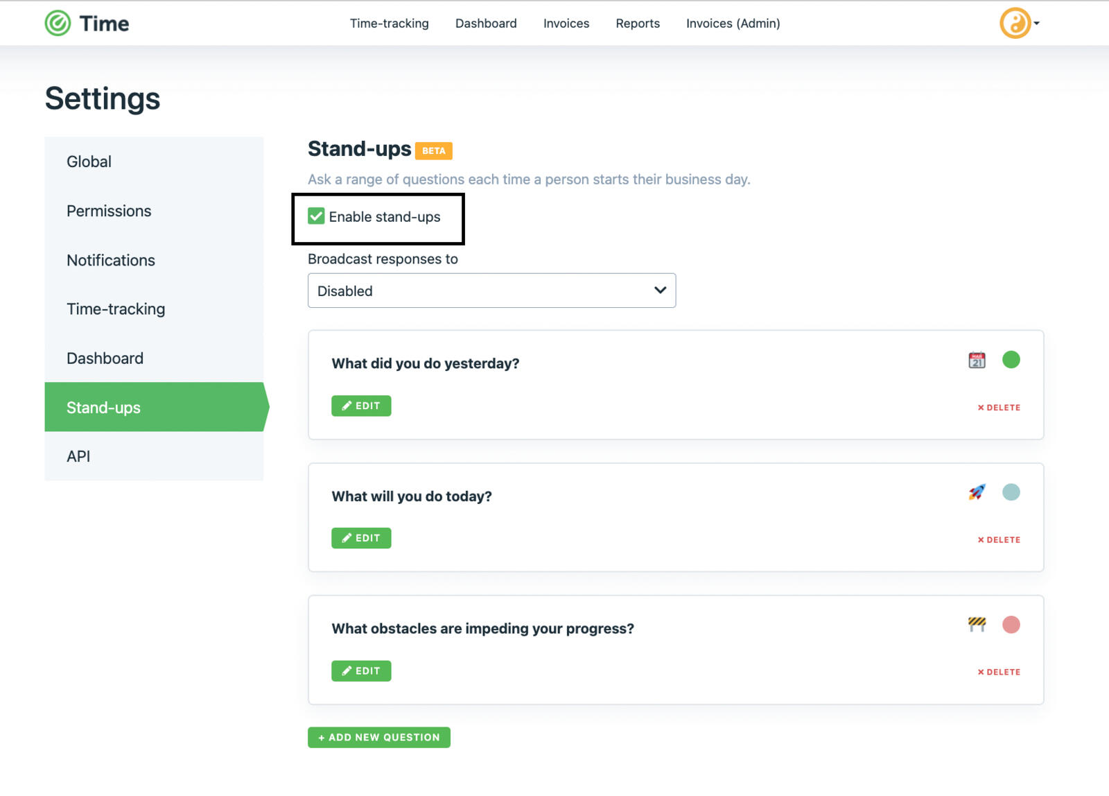 Time bot for Slack help, support and guidelines